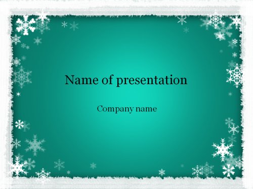 Winter Powerpoint template