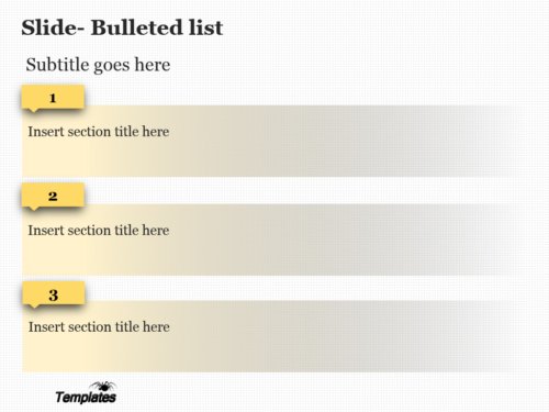 Yellow Bar PowerPoint template