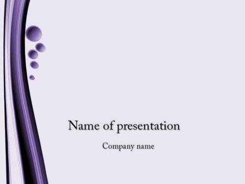 Small Bubbles PowerPoint template