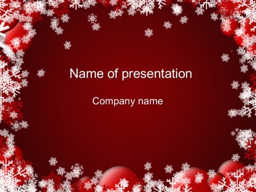 Winter Coming PowerPoint template