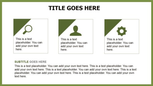 Green Circles PowerPoint template
