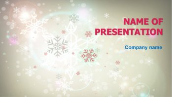 Happy Winter PowerPoint template