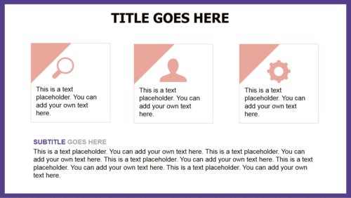 Purple City PowerPoint template