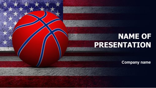 American Basketball PowerPoint template