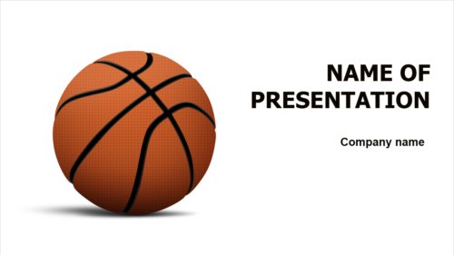 Basketball PowerPoint template