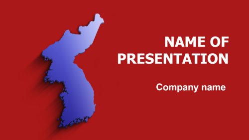 Korea Colors PowerPoint theme