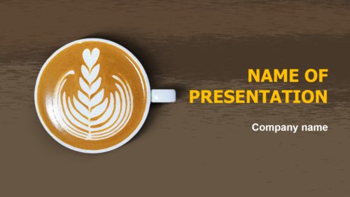 Meet Coffee PowerPoint theme